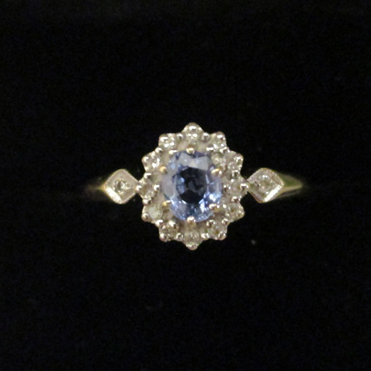 Sapphire and Diamond Ring.