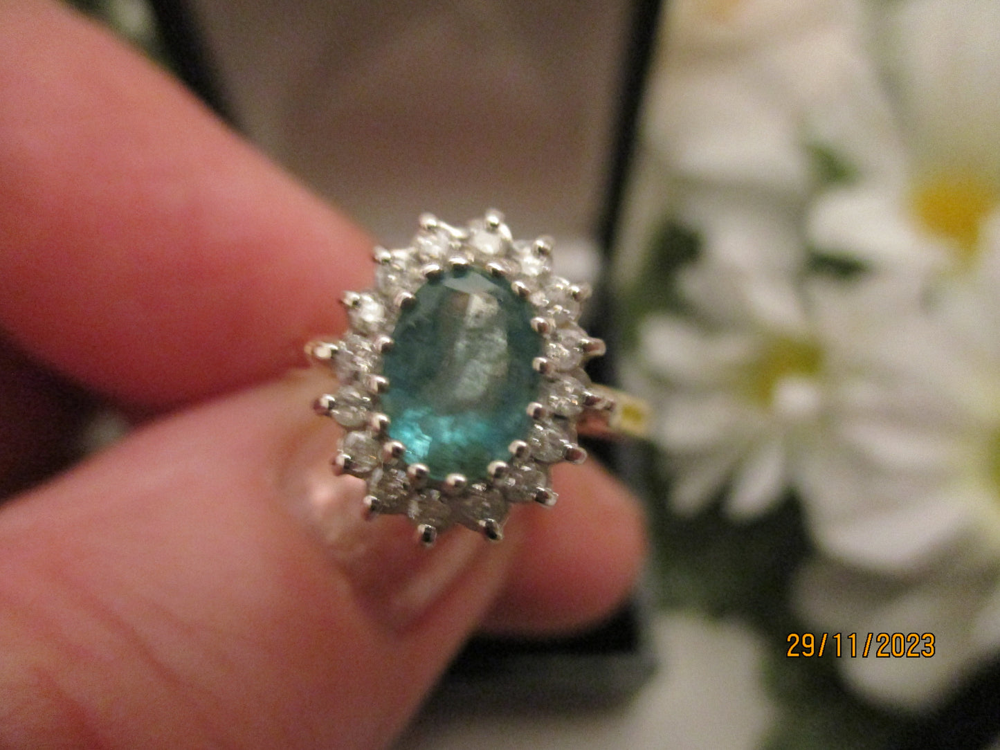 Emerald and Diamond Ring.
