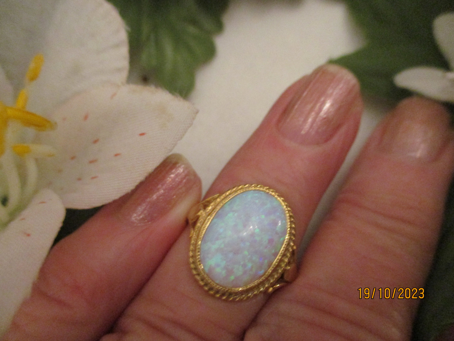 An Opal Ring .