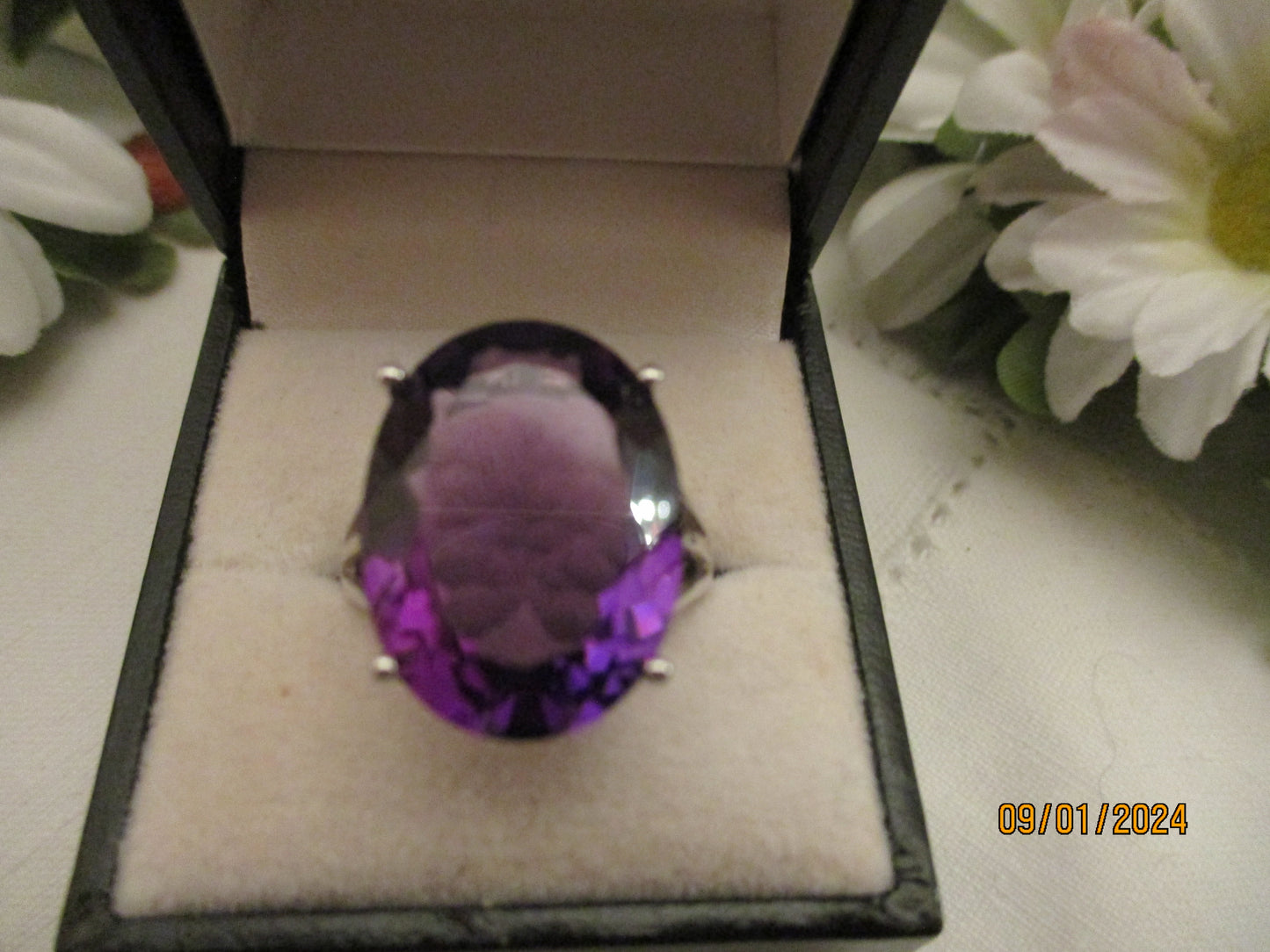 Amethyst Silver Ring